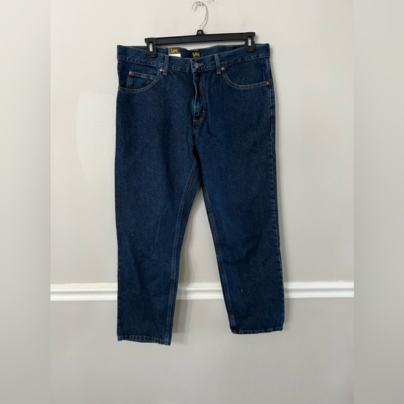 NEW LEE MENS REGULAR FIT JEANS SIZE:38x30 - Picture 4 of 6